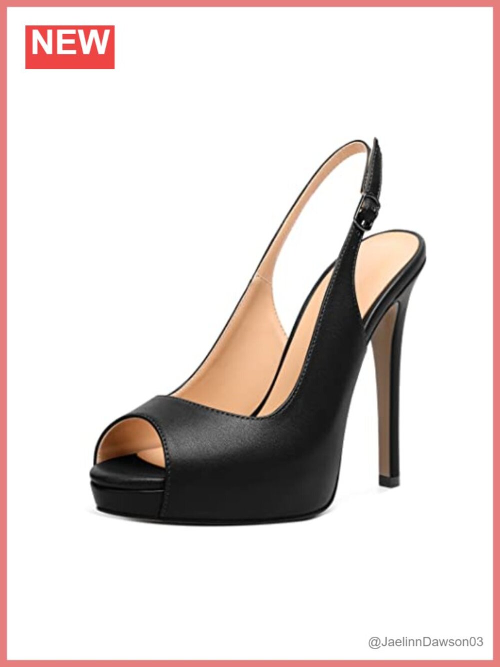 Peep Toe Platform Slingback Pumps Stiletto Heels Nubuck Leather Dressy Party